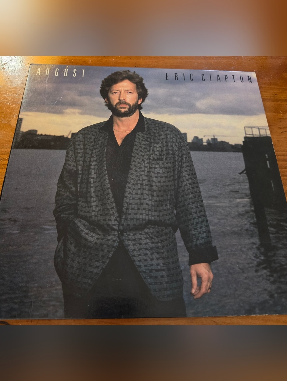 Eric Clapton August LP, 12" Rock,Vinyl Revord 1986 ,Miss You,Holy Mother,Hold On
